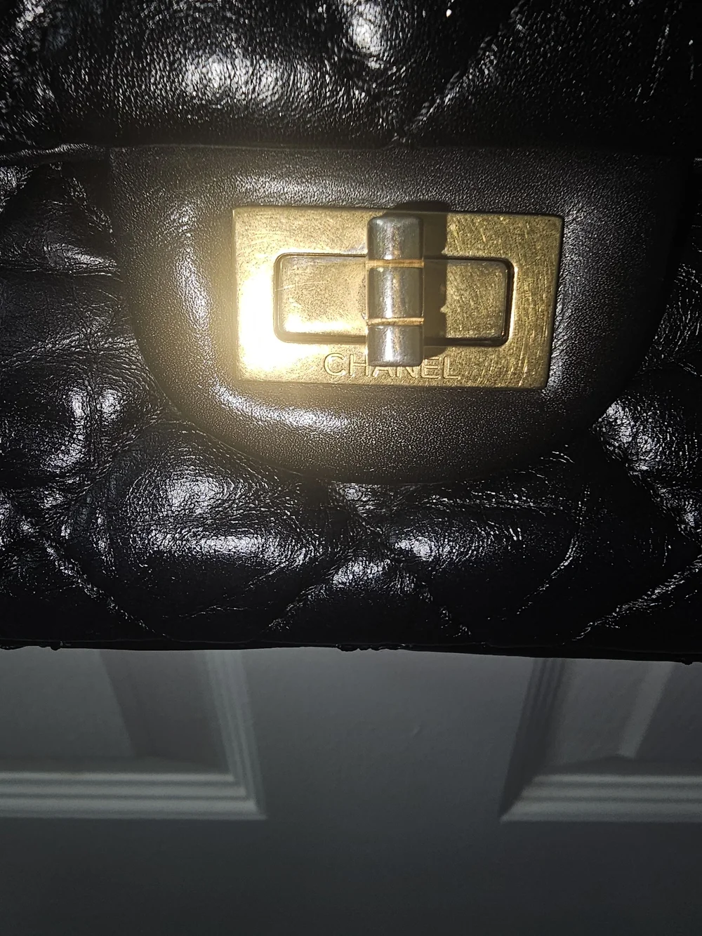 Chanel Reissue Aged Lamb Skin 2.55